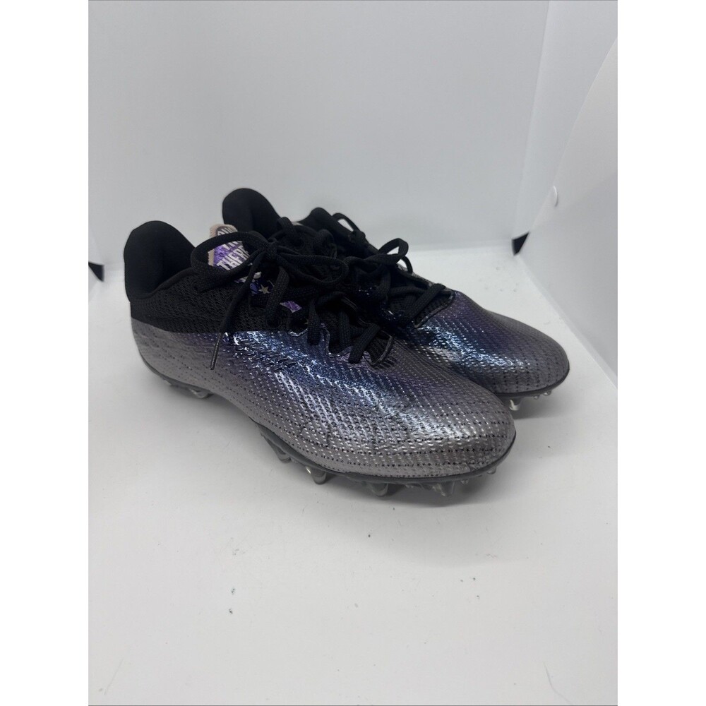 Under Armour Blur Smoke MC Black Lacrosse Lax Cleats Women’s Size 8 Shoes